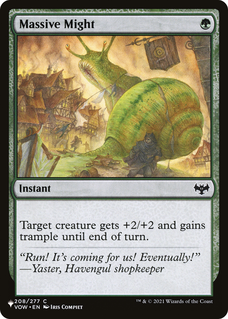 Massive Might (LIST-VOW-208) [The List]