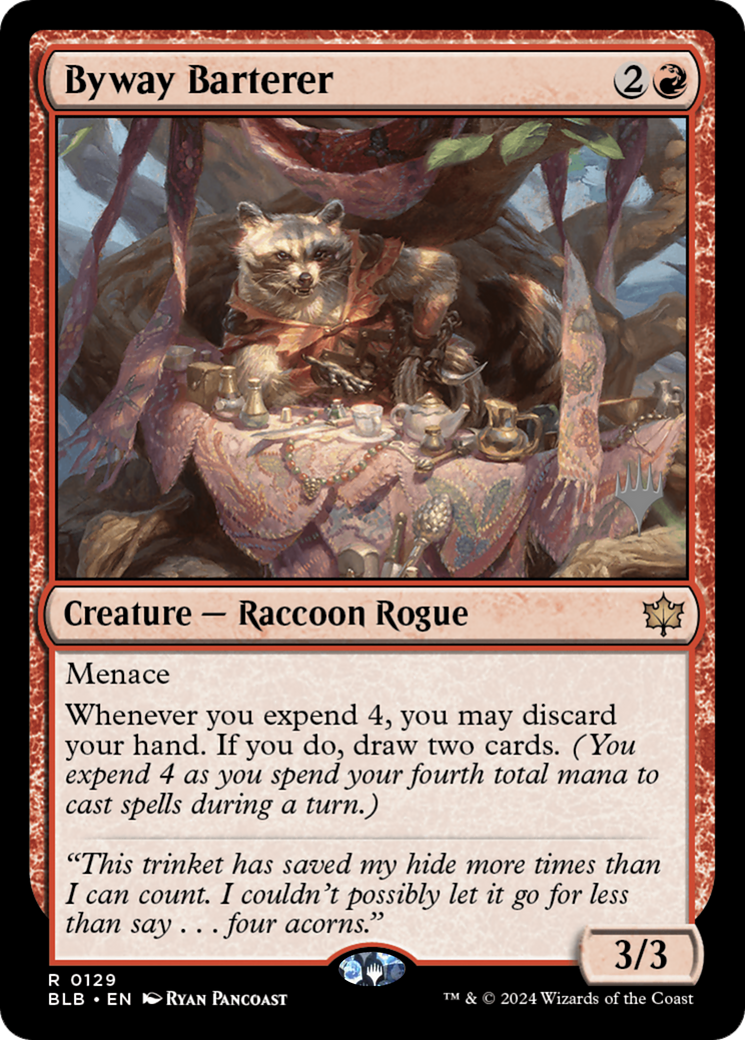 Byway Barterer (PPBLB-129) [Promo Pack: Bloomburrow Promos] Foil