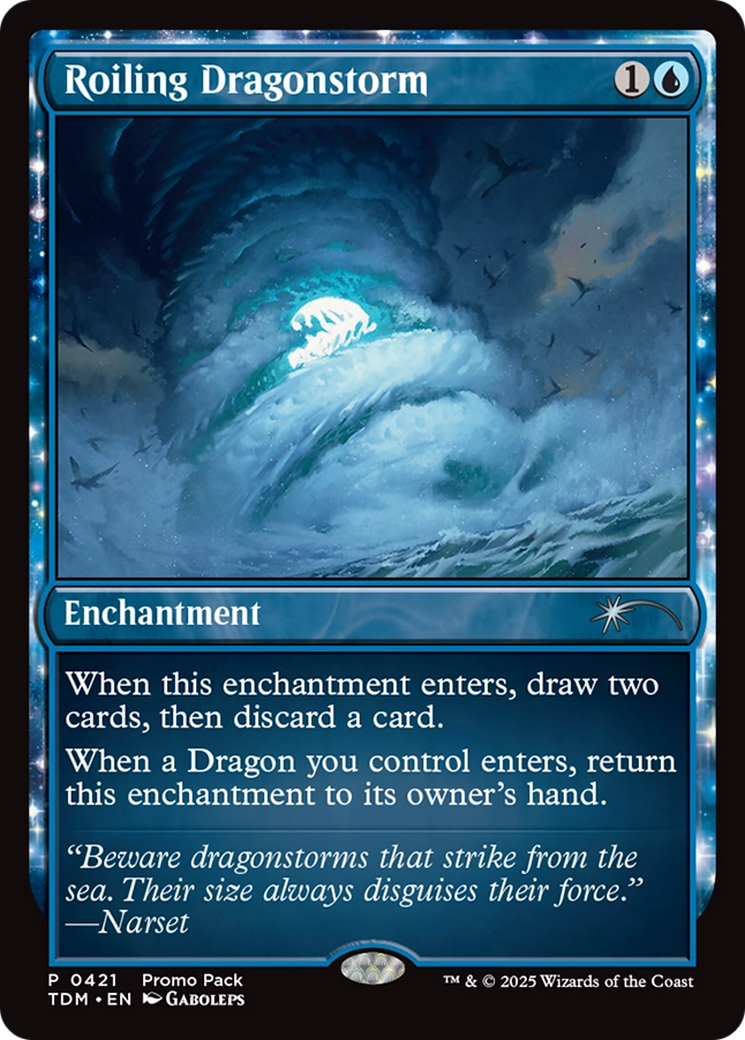 Roiling Dragonstorm (PPTDM-421) [Promo Pack: Tarkir: Dragonstorm]