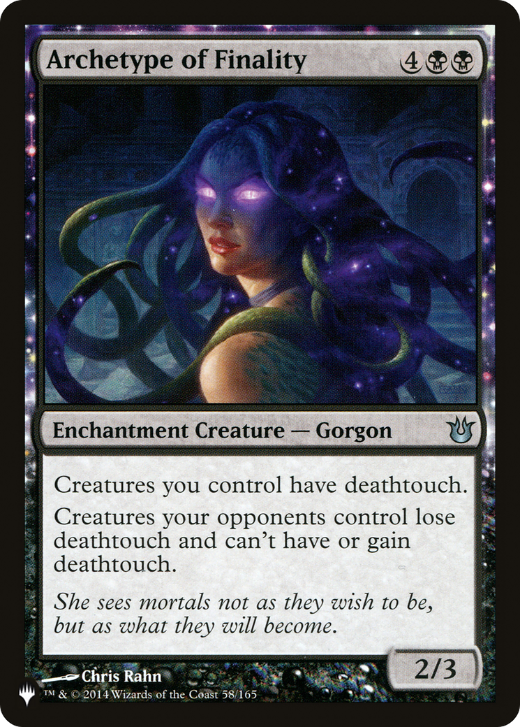 Archetype of Finality (LIST-BNG-58) [The List]