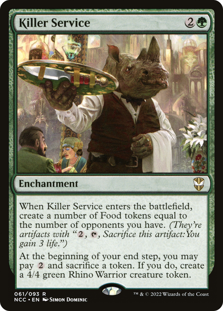 Killer Service (NCC-061) [New Capenna Commander]