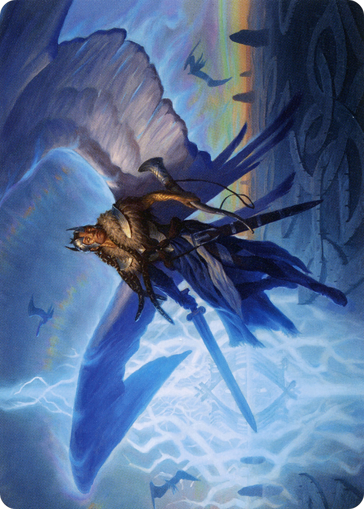 Righteous Valkyrie // Righteous Valkyrie (ASKHM-006) (Borderless) [Art Series: Kaldheim] Foil