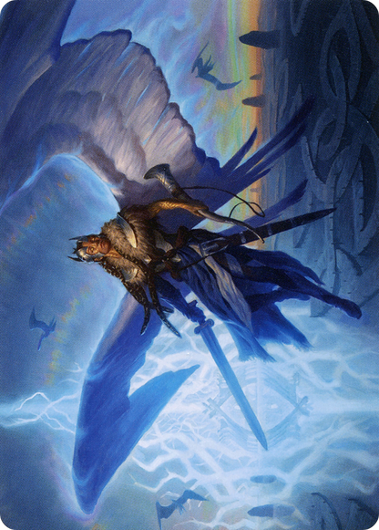 Righteous Valkyrie // Righteous Valkyrie (ASKHM-006) (Borderless) [Art Series: Kaldheim] Foil