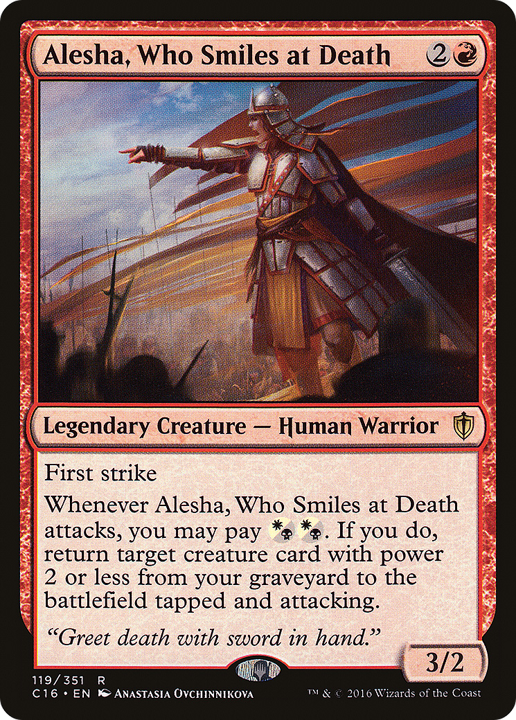 Alesha, Who Smiles at Death (C16-119) [Commander 2016]