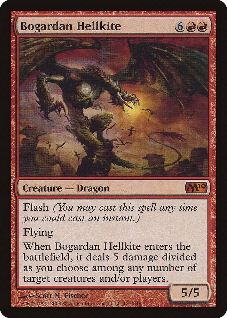 Bogardan Hellkite (M10-127) [Magic 2010] Foil