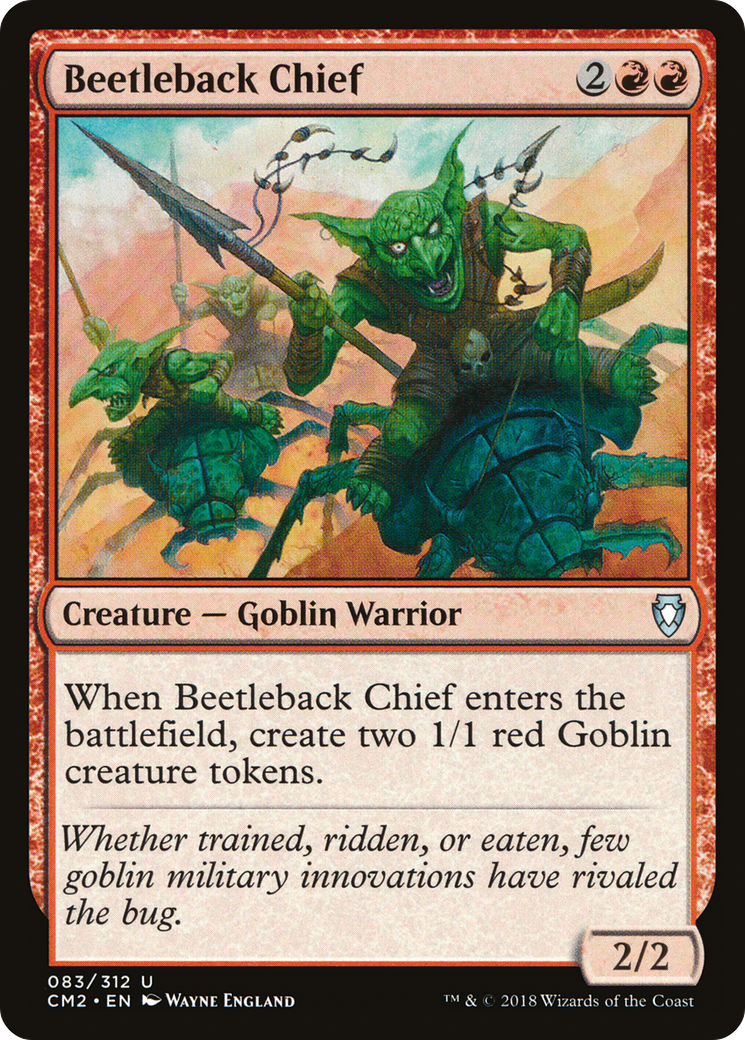Beetleback Chief (CM2-083) [Commander Anthology Volume II]
