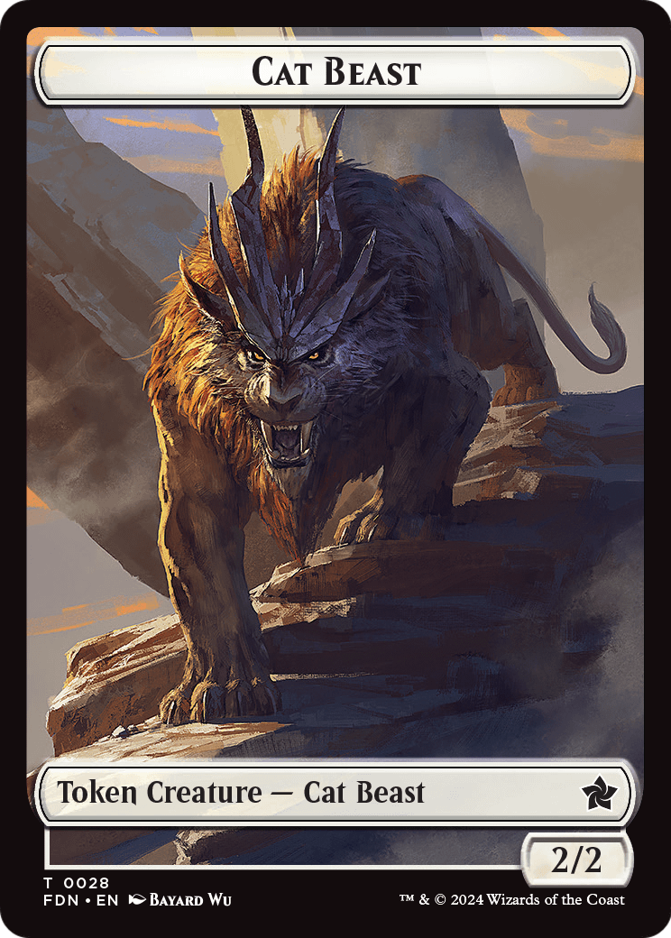 Cat Beast (TFDN-028) [Foundations Tokens]