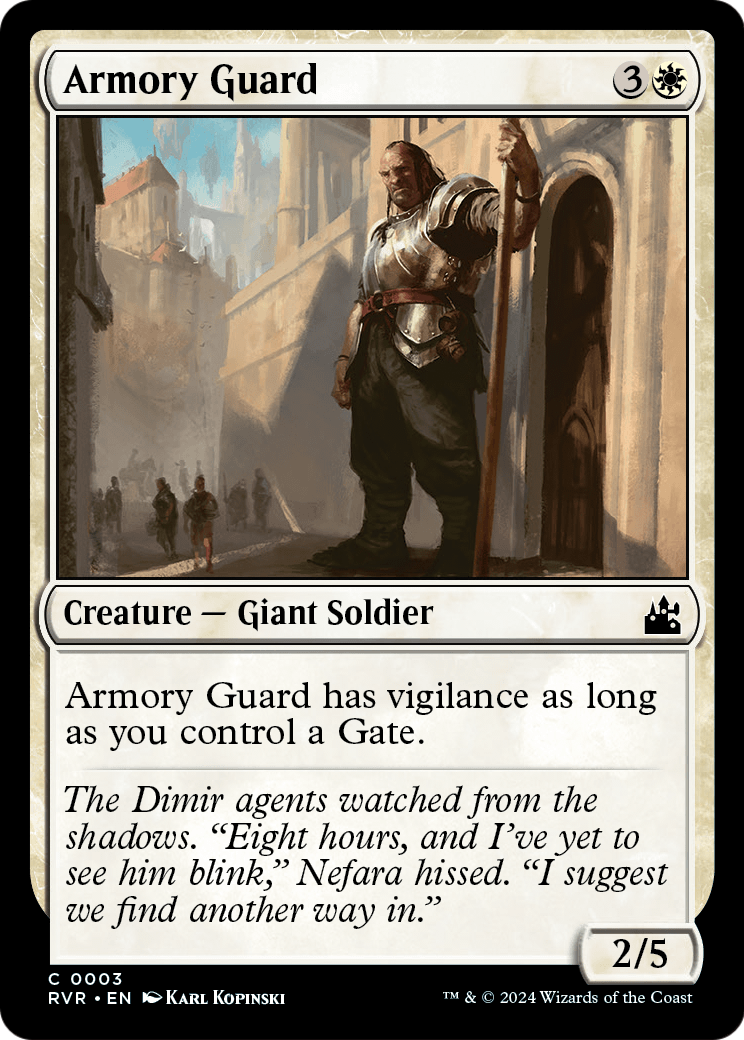 Armory Guard (RVR-003) [Ravnica Remastered]