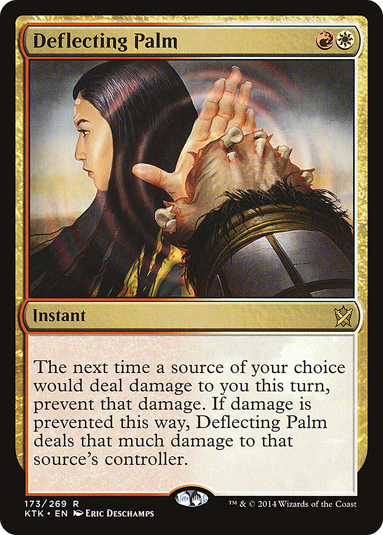 Deflecting Palm (KTK-173) [Khans of Tarkir] Foil
