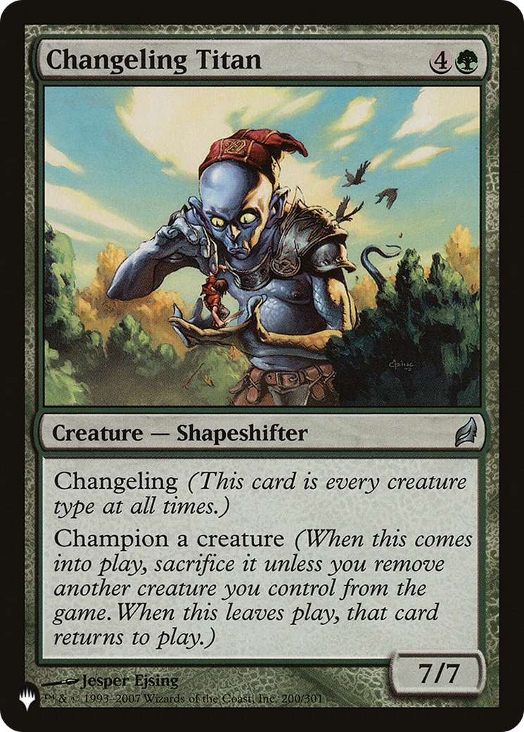 Changeling Titan (LIST-LRW-200) [The List]