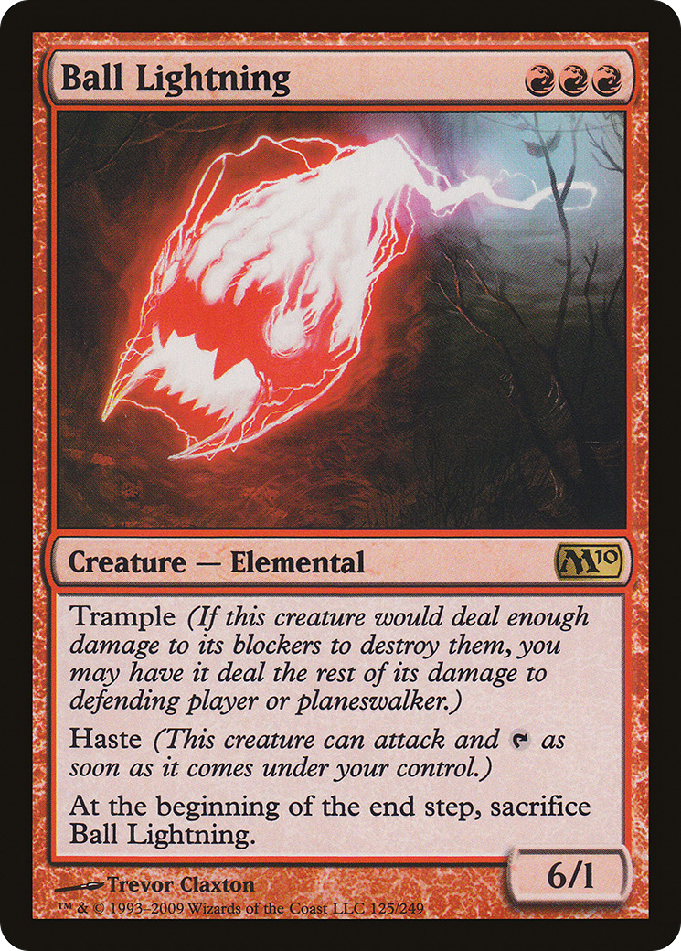 Ball Lightning (M10-125) [Magic 2010]