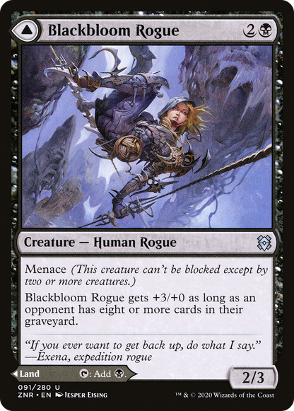 Blackbloom Rogue (ZNR-091) [Zendikar Rising]