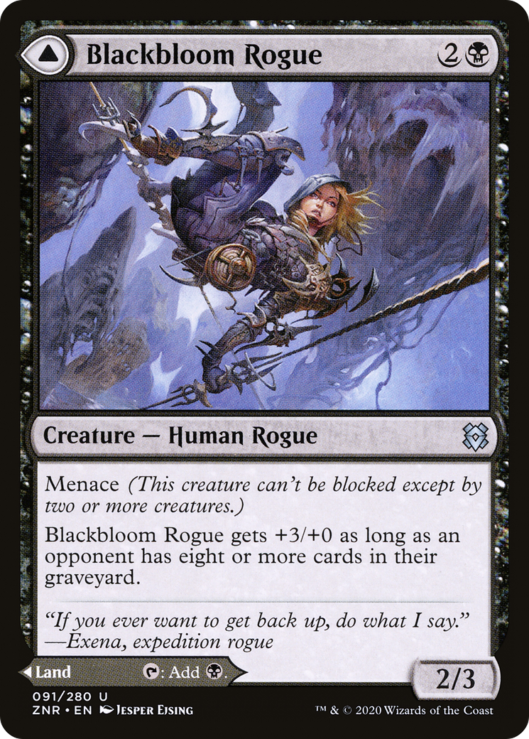 Blackbloom Rogue (ZNR-091) [Zendikar Rising] Foil