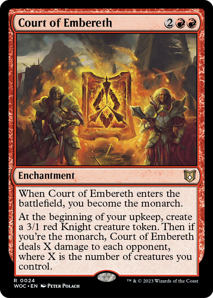 Court of Embereth (WOC-024) [Wilds of Eldraine Commander] Foil