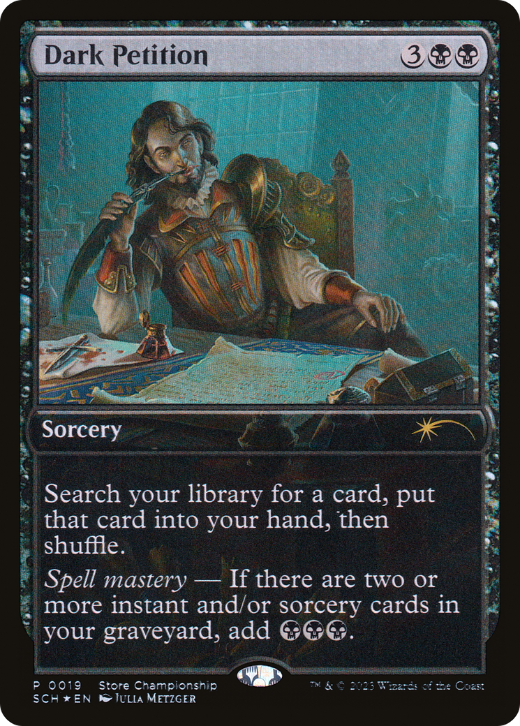 Dark Petition (GAME-019) [Store Championships] Foil