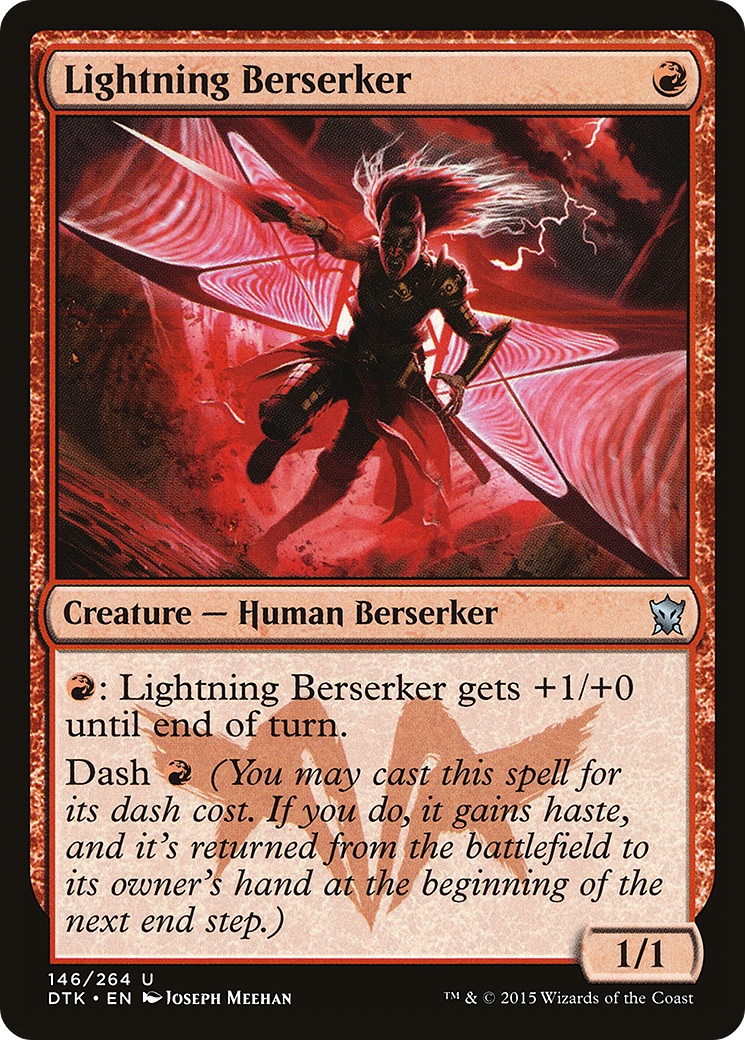 Lightning Berserker (DTK-146) [Dragons of Tarkir] Foil