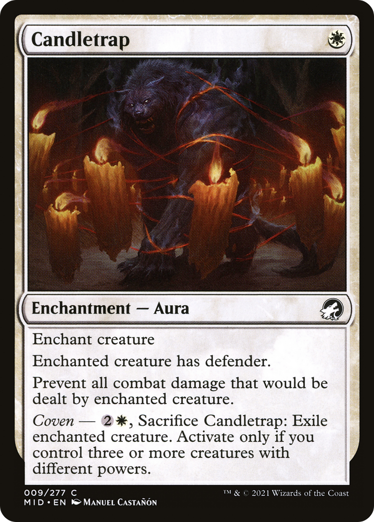 Candletrap (MID-009) [Innistrad: Midnight Hunt] Foil
