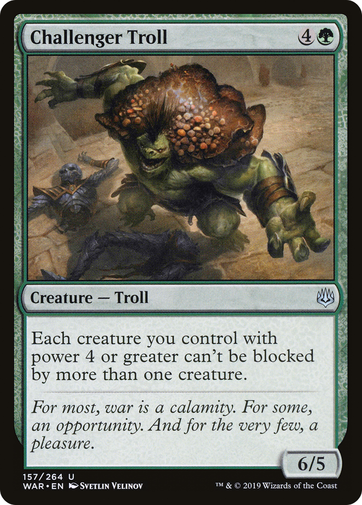 Challenger Troll (WAR-157) [War of the Spark]