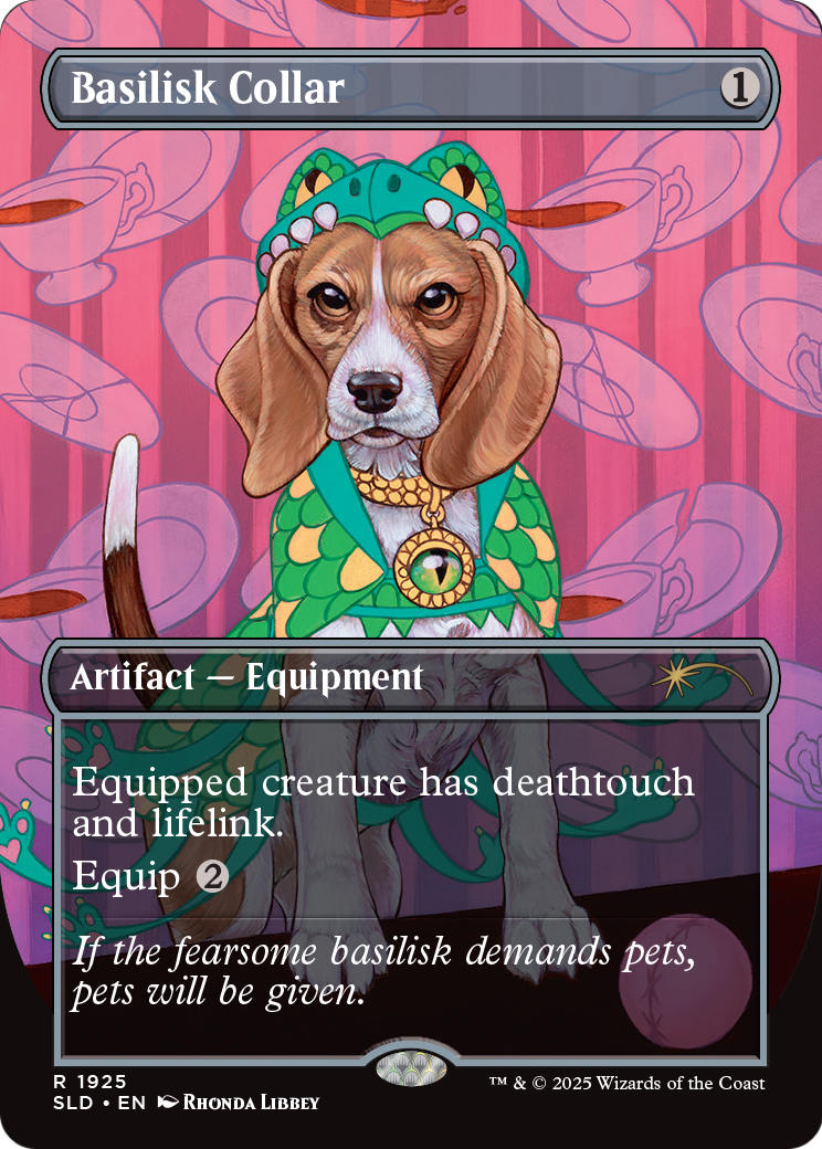 Basilisk Collar (SLD-1925) (Borderless) [Secret Lair Drop] Foil