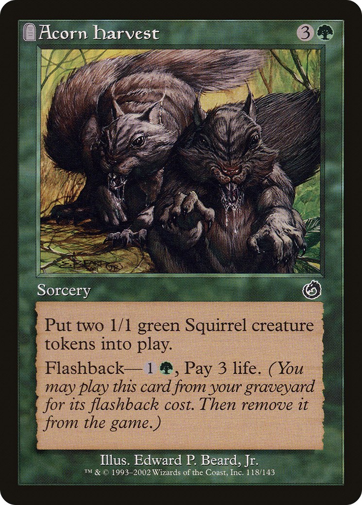 Acorn Harvest (TOR-118) [Torment] Foil