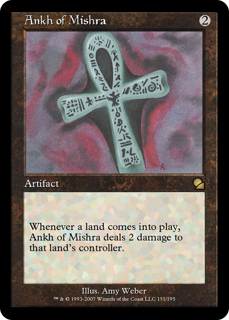 Ankh of Mishra (ME1-151) [Masters Edition] Foil