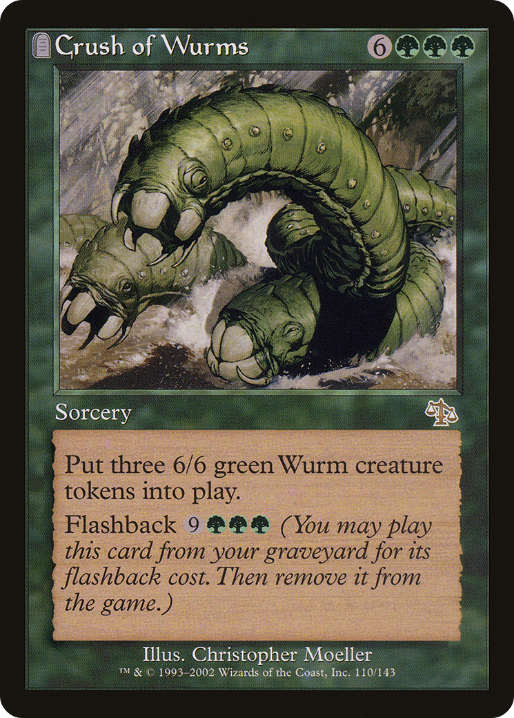 Crush of Wurms (JUD-110) [Judgment] Foil