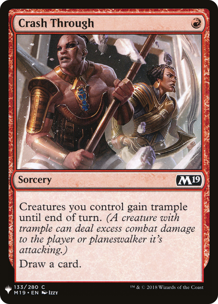 Crash Through (LIST-M19-133) [The List]