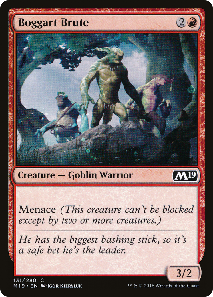 Boggart Brute (M19-131) [Core Set 2019] Foil