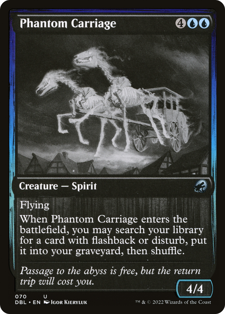 Phantom Carriage (DBL-070) [Innistrad: Double Feature] Foil