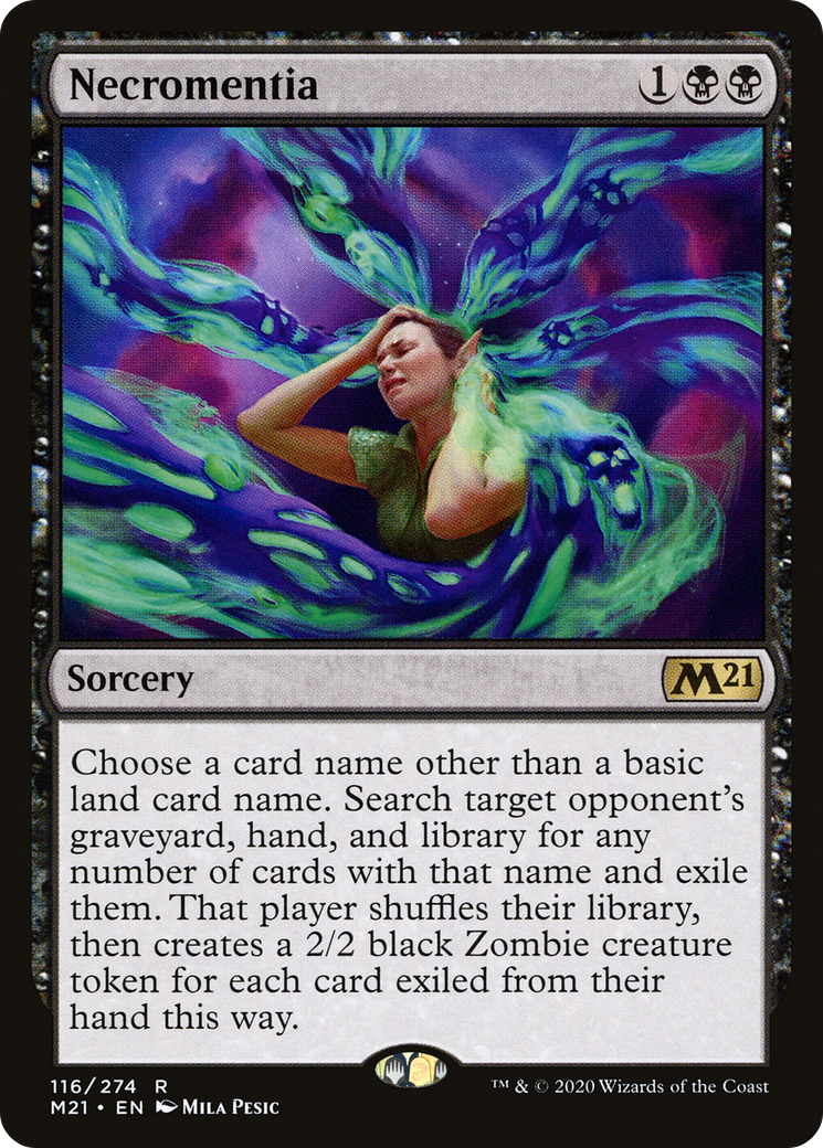 Necromentia (M21-116) [Core Set 2021] Foil