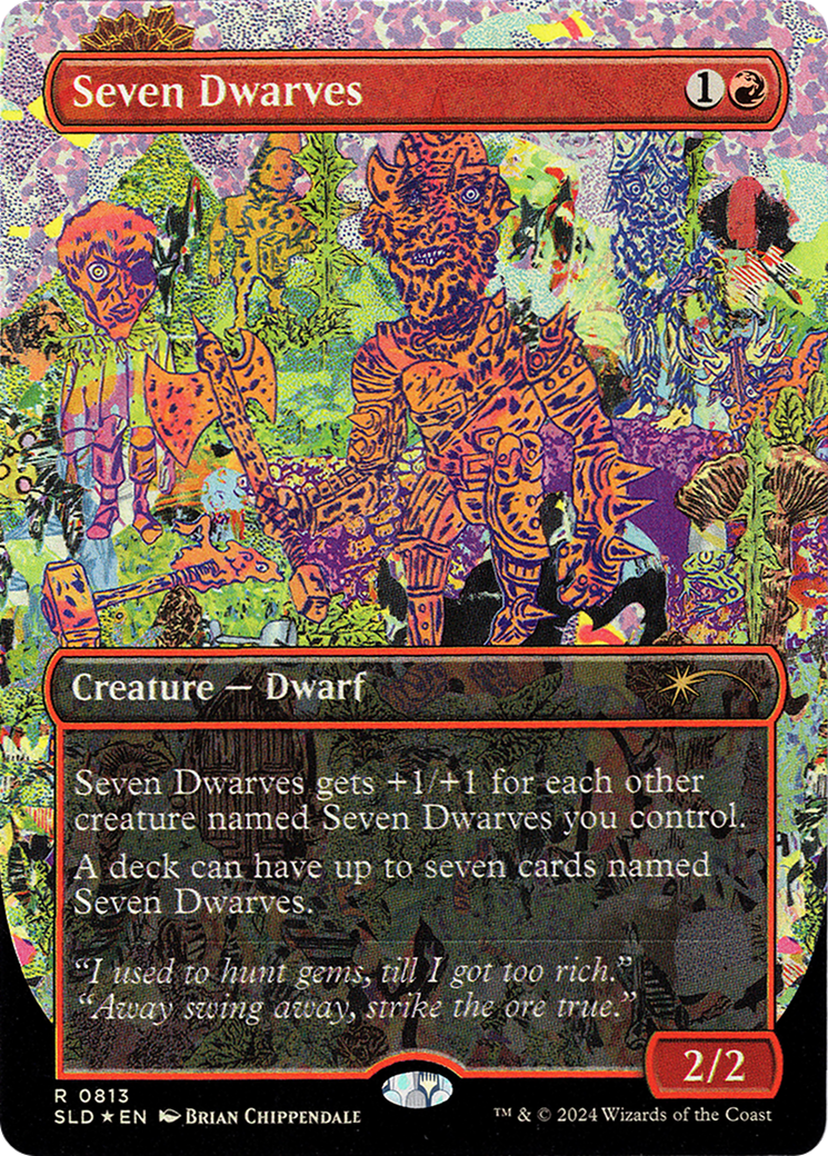 Seven Dwarves (SLD-813) (Borderless) [Secret Lair Drop] Foil
