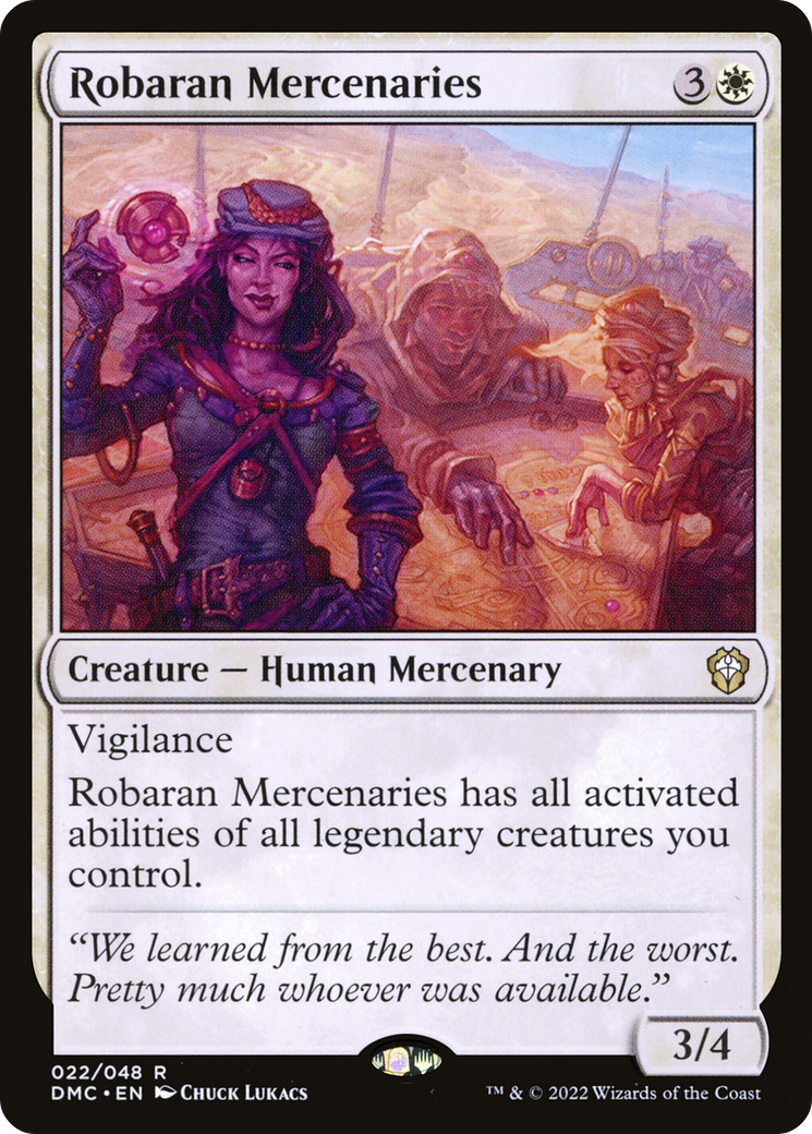Robaran Mercenaries (DMC-022) [Dominaria United Commander]