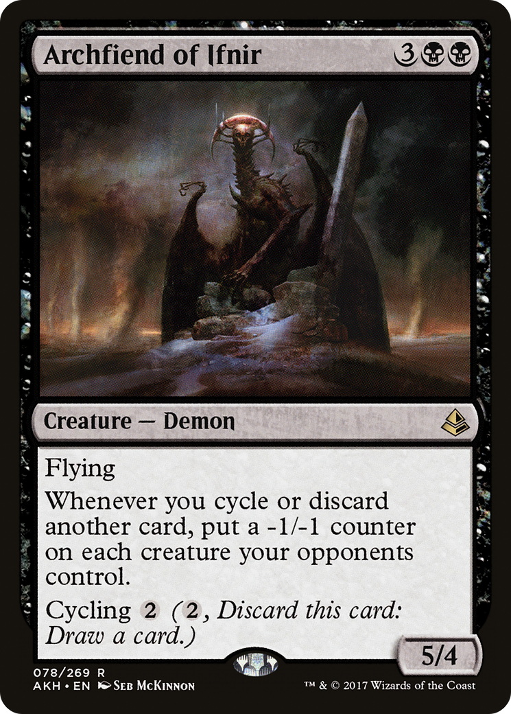 Archfiend of Ifnir (AKH-078) [Amonkhet] Foil