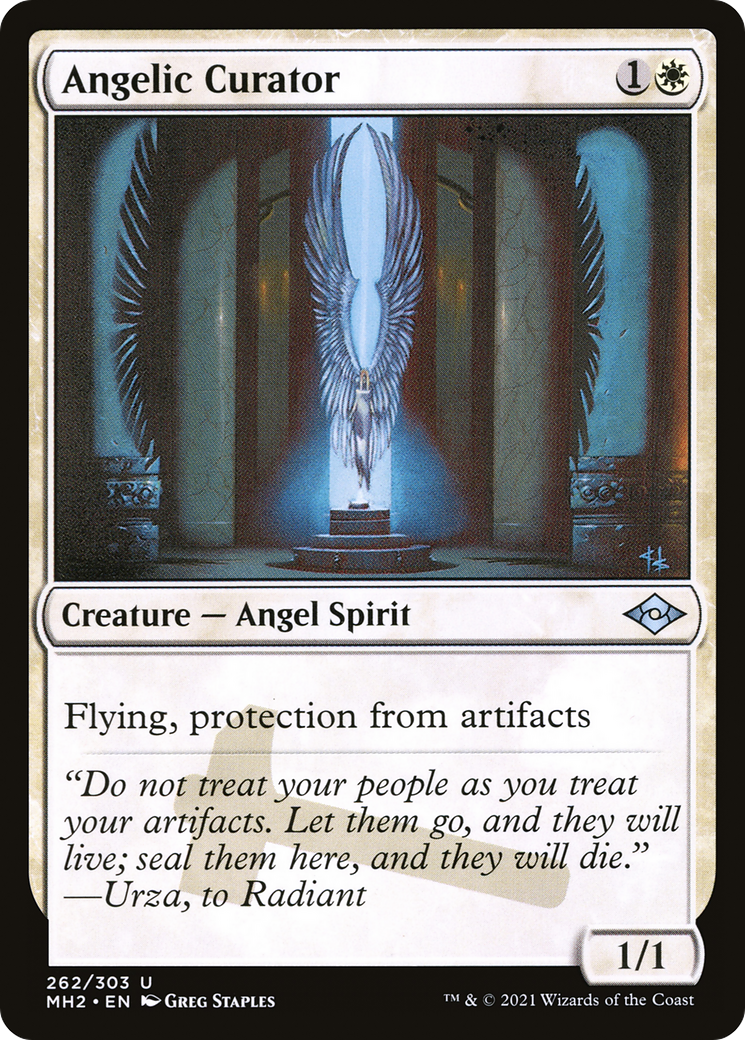 Angelic Curator (MH2-262) [Modern Horizons 2] Foil