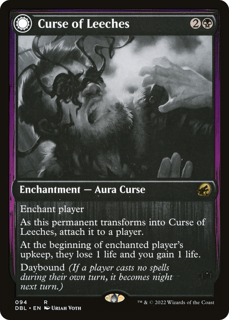 Curse of Leeches (DBL-094) [Innistrad: Double Feature] Foil