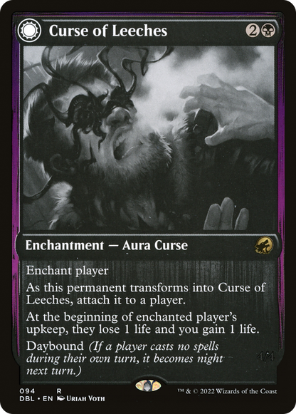 Curse of Leeches (DBL-094) [Innistrad: Double Feature] Foil