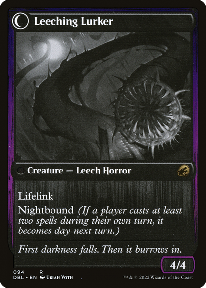 Curse of Leeches (DBL-094) [Innistrad: Double Feature] Foil