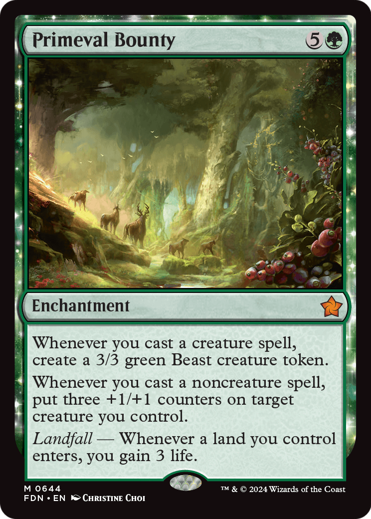 Primeval Bounty (FDN-644) [Foundations]