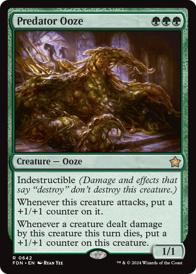 Predator Ooze (FDN-642) [Foundations]