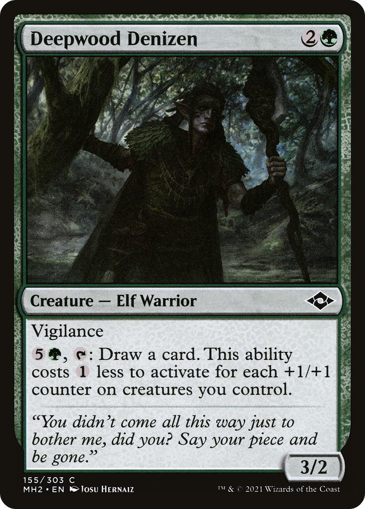 Deepwood Denizen (MH2-155) [Modern Horizons 2] Foil