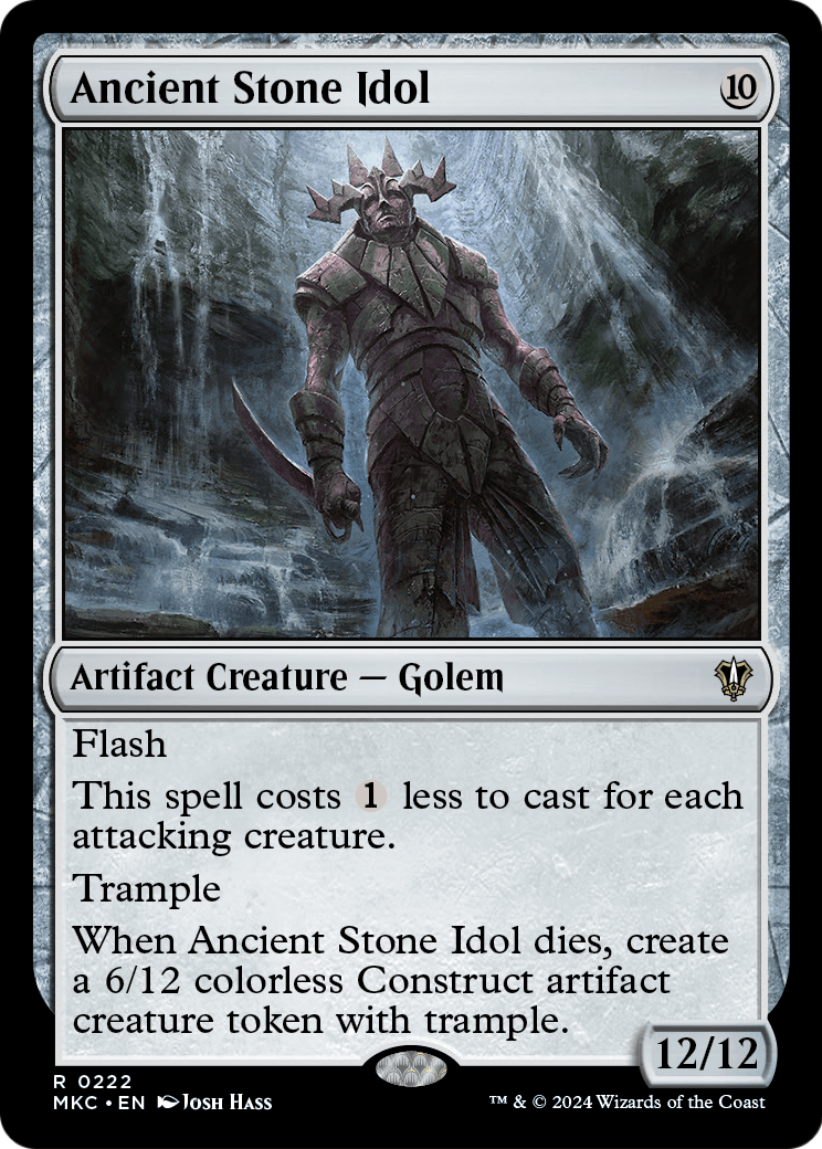 Ancient Stone Idol (MKC-222) [Murders at Karlov Manor Commander]