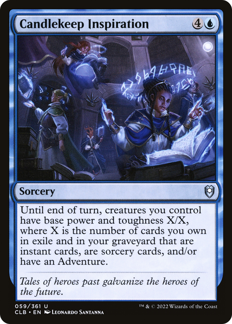 Candlekeep Inspiration (CLB-059) [Commander Legends: Battle for Baldur's Gate]