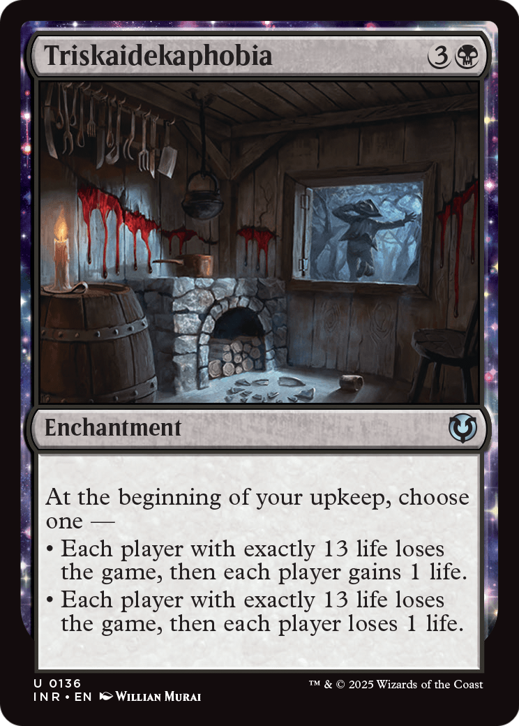 Triskaidekaphobia (INR-136) [Innistrad Remastered] Foil
