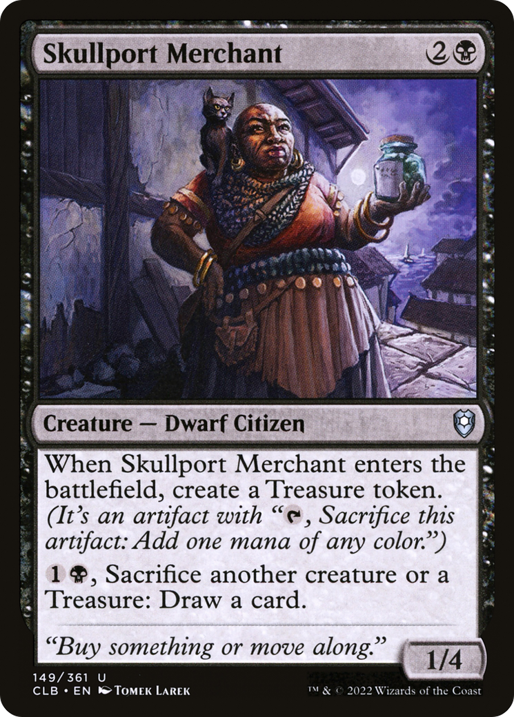Skullport Merchant (CLB-149) [Commander Legends: Battle for Baldur's Gate] Foil