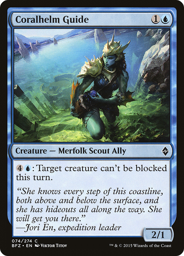 Coralhelm Guide (BFZ-074) [Battle for Zendikar] Foil