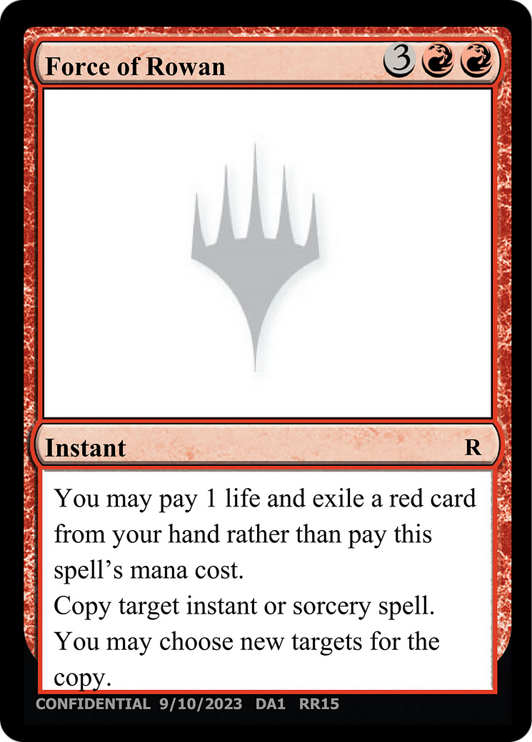 Force of Rowan (UNK-RR15) [Unknown Event]