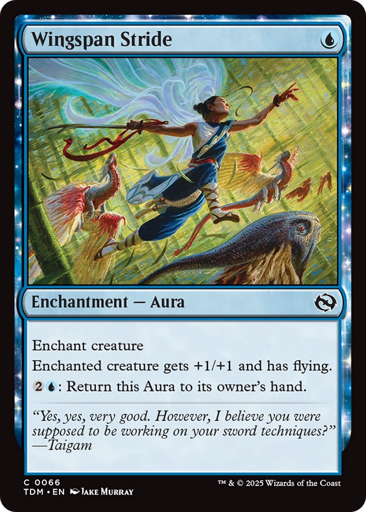 Wingspan Stride (TDM-066) [Tarkir: Dragonstorm] Foil
