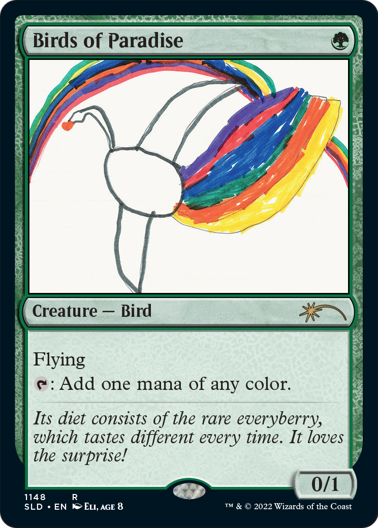 Birds of Paradise (SLD-1148) [Secret Lair Drop] Foil