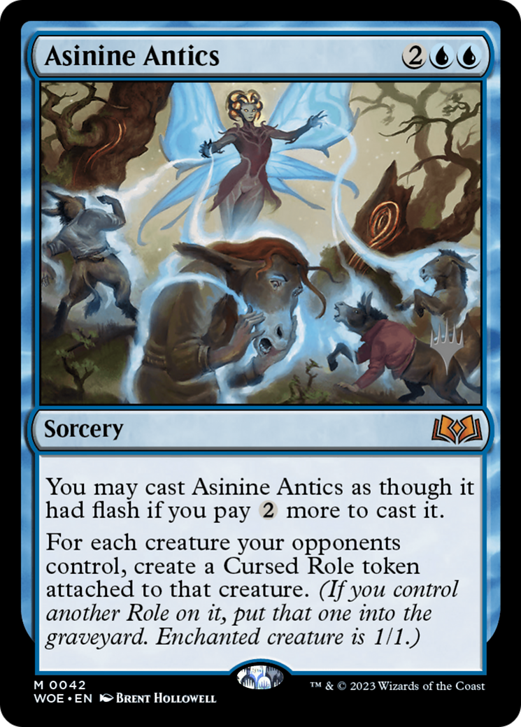 Asinine Antics (PPWOE-042) [Promo Pack: Wilds of Eldraine Promos]