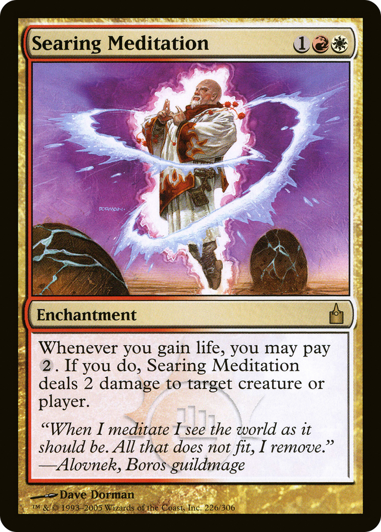 Searing Meditation (RAV-226) [Ravnica: City of Guilds]